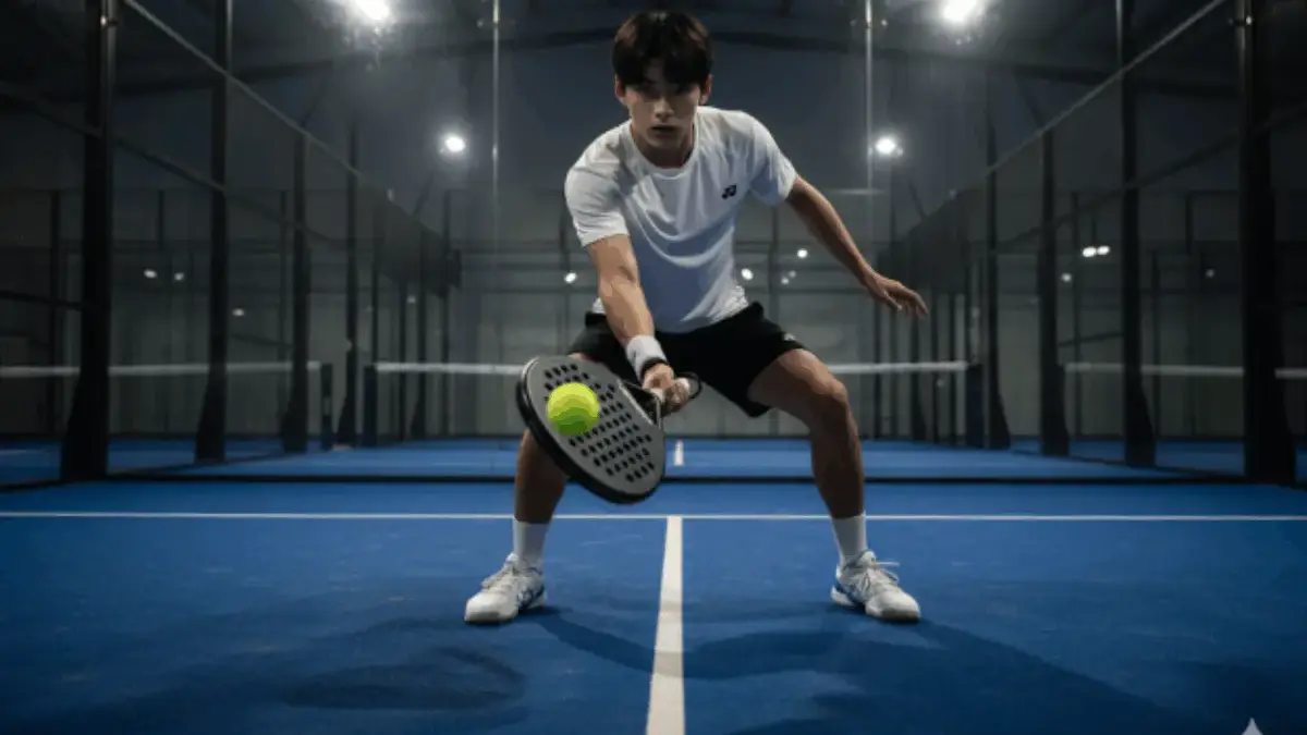 Pemain padel mengamati body language lawan untuk memprediksi arah pukulan