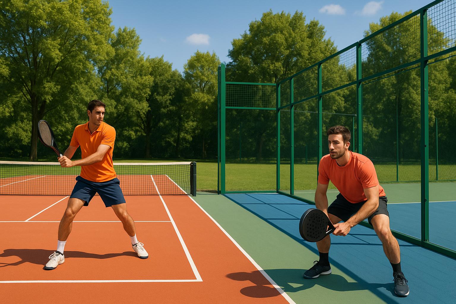 pemain padel bermain aman sambil menunggu momen menyerang