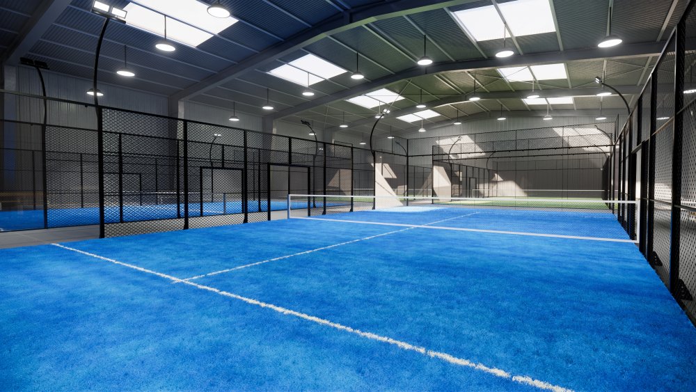 perbandingan lapangan padel tenis dan squash dalam permainan kompetitif