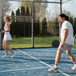 komunikasi awal dengan partner baru sebelum pertandingan padel