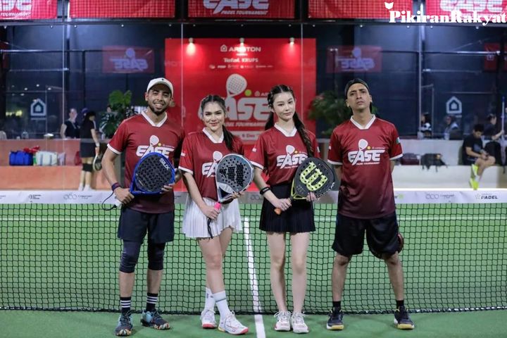 turnamen padel profesional dengan gaya permainan modern