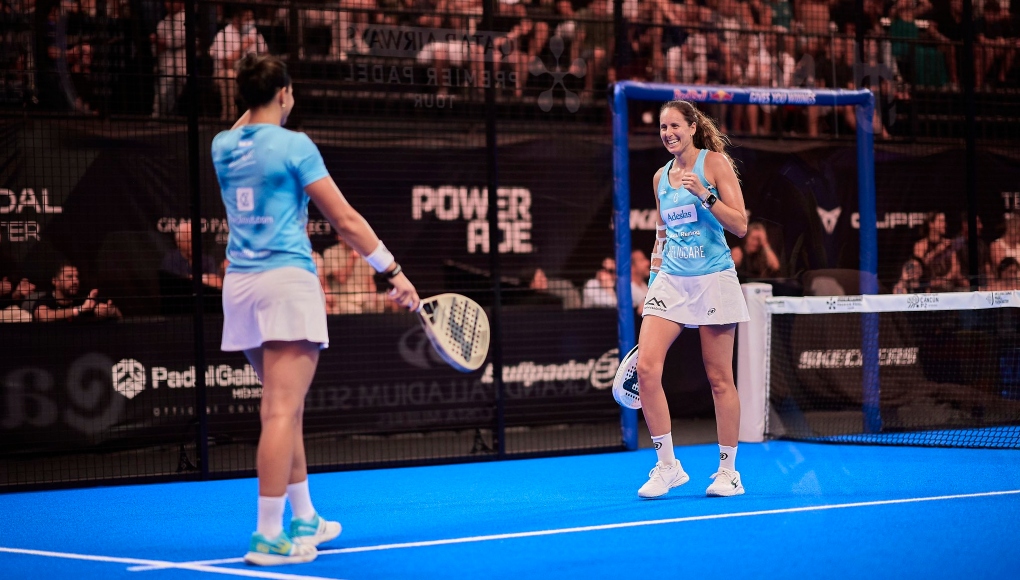 Gemma Triay dan Delfi Brea bertanding di Premier Padel kategori putri