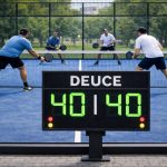 golden point dalam pertandingan padel saat skor deuce