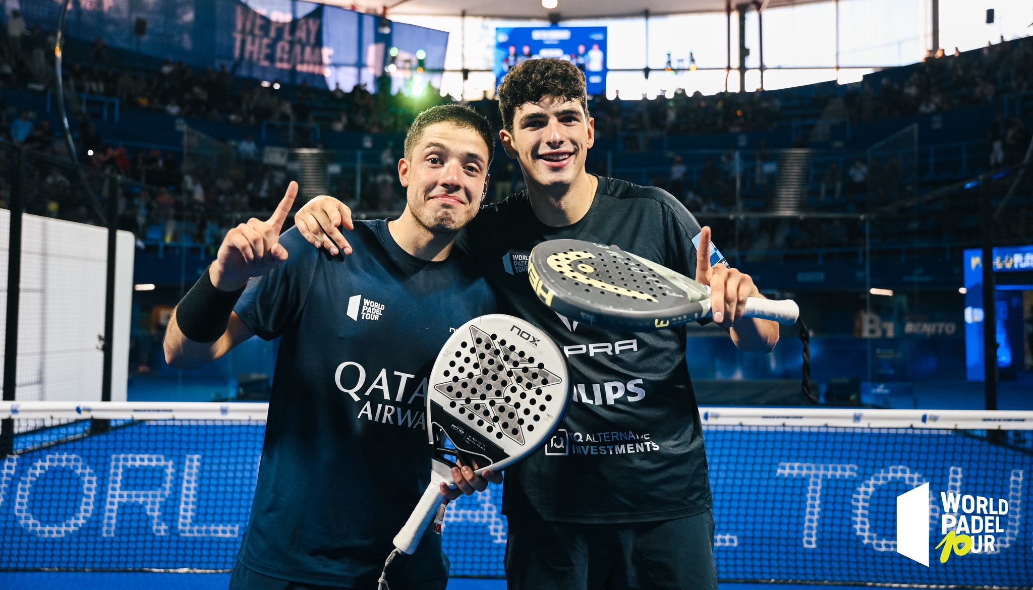 Arturo Coello dan Agustín Tapia bertanding dalam Premier Padel 2026